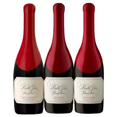 Belle Glos Pinot Noir Trio – California Coastal Vineyard Collection (3-Pack, 750ml)