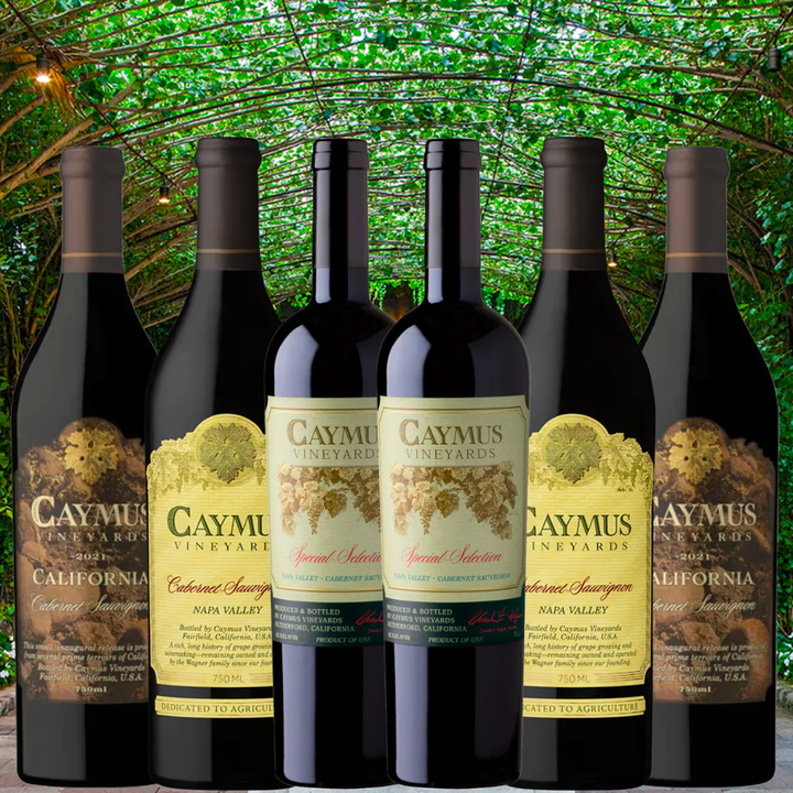 Collection Caymus « Cabernet Connoisseur » – Assortiment de 6 vins rouges, 750 ml