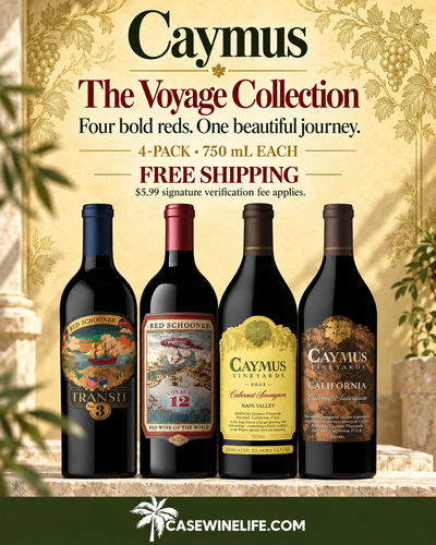 Caymus Voyage Variety Pack - Assorted Red Wines 4-Pack, 750ml