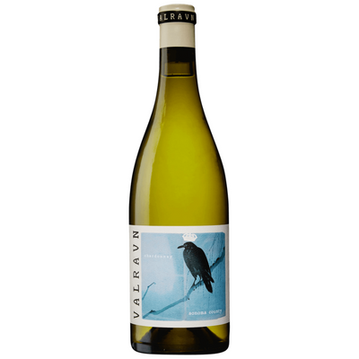 2023 Valravn Chardonnay – Sonoma County white wine bottle, 750ml