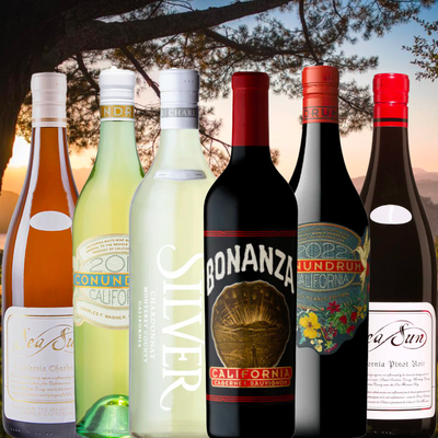 Wagner Family Wines Introductory Sampler Pack - Assorted Red & White Wines 6-Pack, 750ml