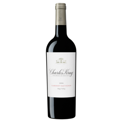 2022 Charles Krug Cabernet Sauvignon – Napa Valley estate red wine bottle, 750ml