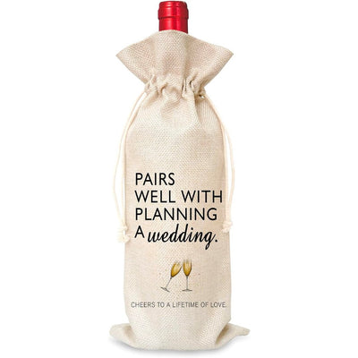 Wedding Wine Gift Bag - Casewinelife.com Order Wine Online