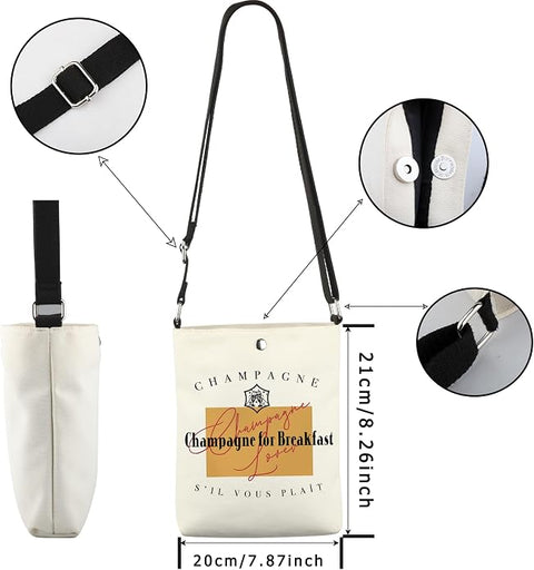 Champagne s’il Vous Plaît Crossbody Bag