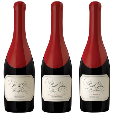 Belle Glos Pinot Noir Trio – California Coastal Vineyard Collection (3-Pack, 750ml)