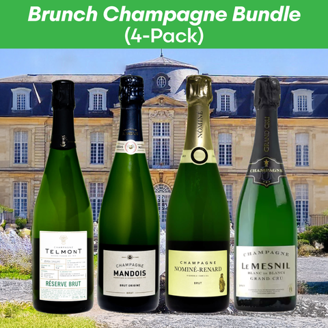 Curated Brunch Champagne Bundle (4-Pack, 750ml)