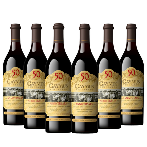 Caymus 50th Anniversary Napa Valley Cabernet Sauvignon 2022 - 6 Pack