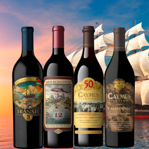 Caymus Voyage Variety Pack Assorted Red Wines 4-Pack, 750ml