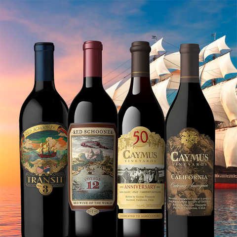 Caymus Voyage Variety Pack - Assorted Red Wines 4-Pack, 750ml