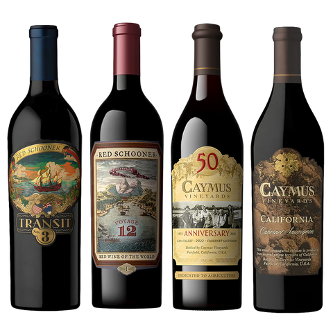 Caymus Voyage Variety Pack - Assorted Red Wines 4-Pack, 750ml