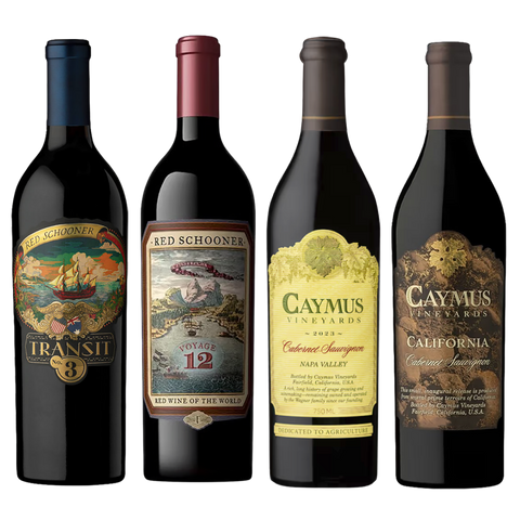Caymus Voyage Variety Pack - Assorted Red Wines 4-Pack, 750ml