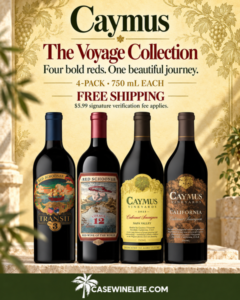 Caymus Voyage Variety Pack - Assorted Red Wines 4-Pack, 750ml