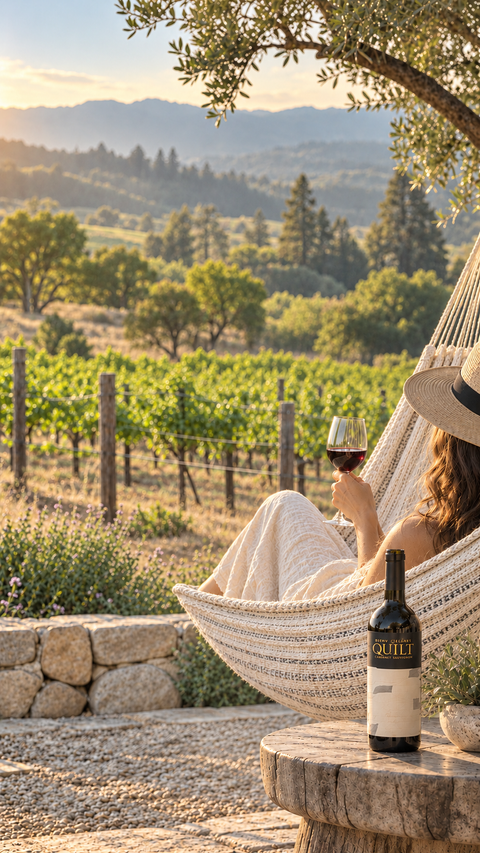 Quilt Wine: Handcrafted Moments, Beautifully Woven.