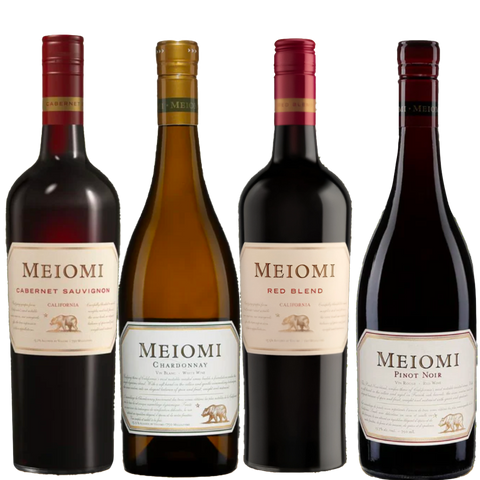 Meiomi Sample Collection – Bold California Wines for Every Occasion (4-Pack, 750ml)