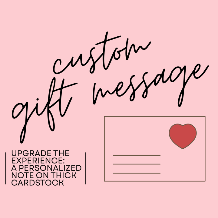 Ajouter un message cadeau personnalisé