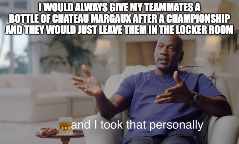 Michael Jordan Wine Meme