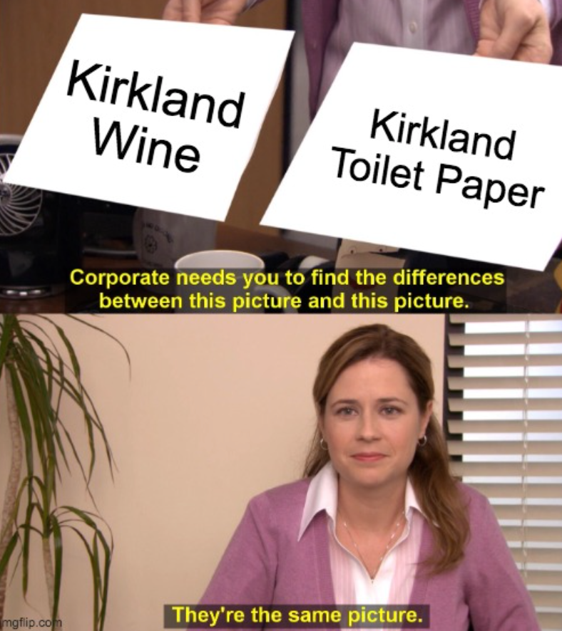 Kirkland wine meme