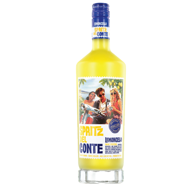 Spritz Del Conte Lemoncello – 750 ml Italian limoncello spritz cocktail bottle
