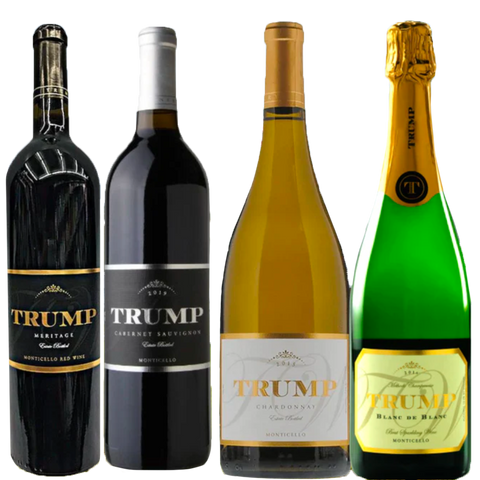 Trump Winery Bundle – Premium Virginia Wine Sampler (4-Pack, 750ml)