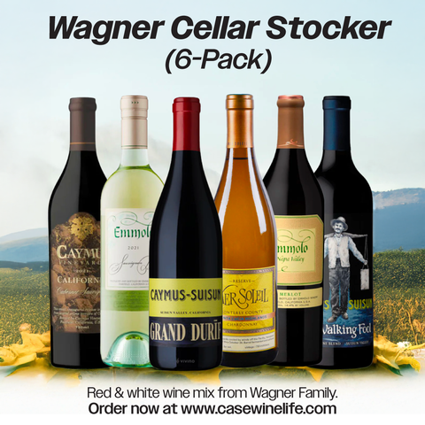 Wagner Family Wines "Cellar Stocker" Variety Pack - Assorted Red & White Wines 6-Pack, 750ml