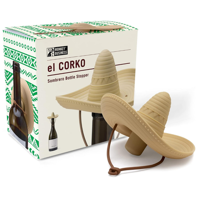 El Corko Silicone Wine Bottle Stopper by Monkey Business