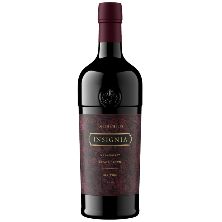 Insignia red wine bottle