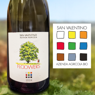 Floowers Sangiovese Superiore DOC Organic Italian Red Wine