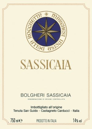 Tenuta San Guido 2021 Sassicaia Red - Casewinelife.com Order Wine Online