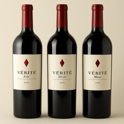 Verite 2019 Joie/Desir/Muse Red (3-Pack Bundle, 750 ml)