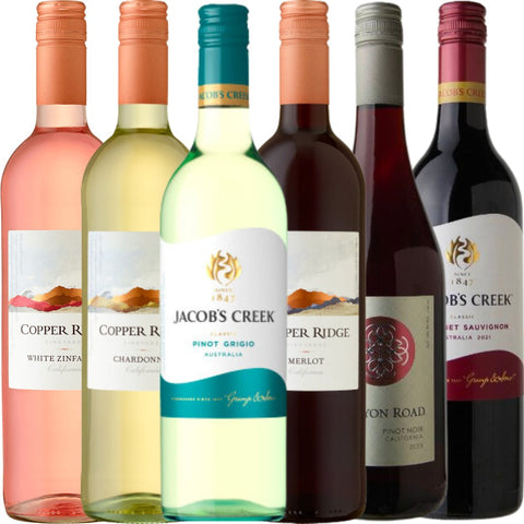 Wine Club Wines Deluxe Variety - 6pk - Casewinelife.com Order Wine Online